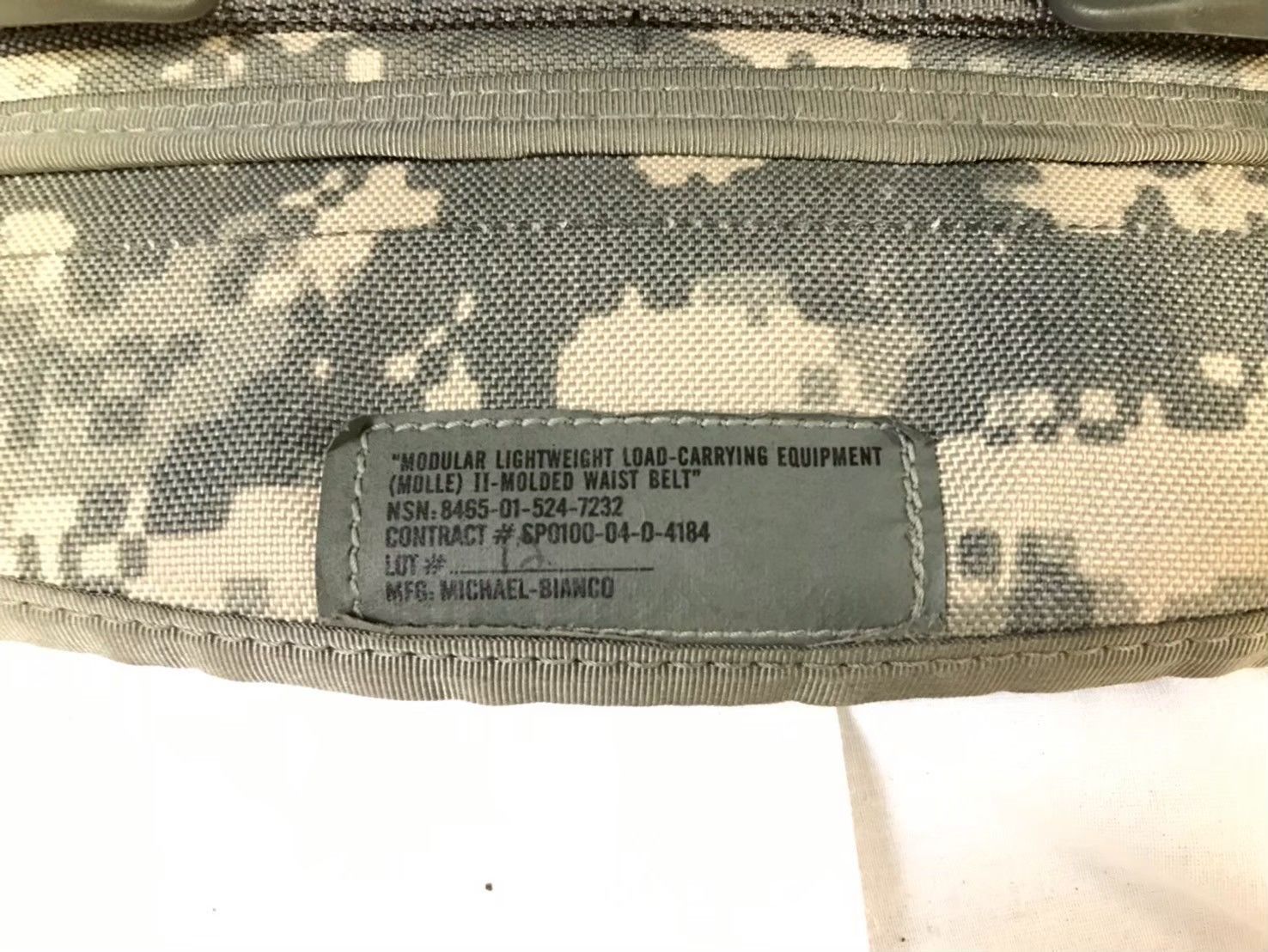 米軍放 2004年US ARMY MOLLE II フィールドパック6点セット UCP迷彩 リュック ポーチ付き フレーム サバゲー サバイバル 140 HG 29 CK W 25 BDUジャケット ナイフ