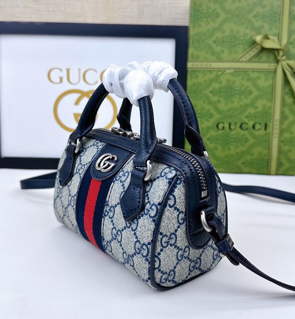今日特価】GUCCI オフィディア スーパーミニ ハンドバッグ