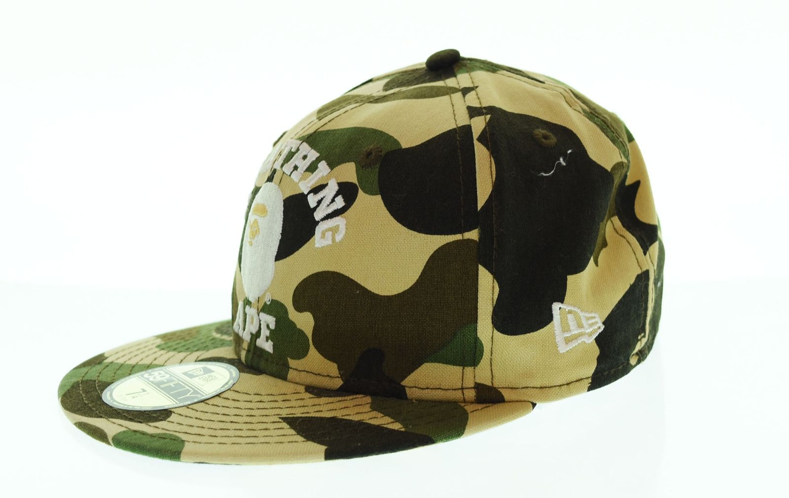 ア ベイシング エイプ A BATHING APE NEW ERA 1ST yellow CAMO CAP 001CPB301007X 帽子 メンズ帽子 キャップ マルチ Mサイズ 103H-48