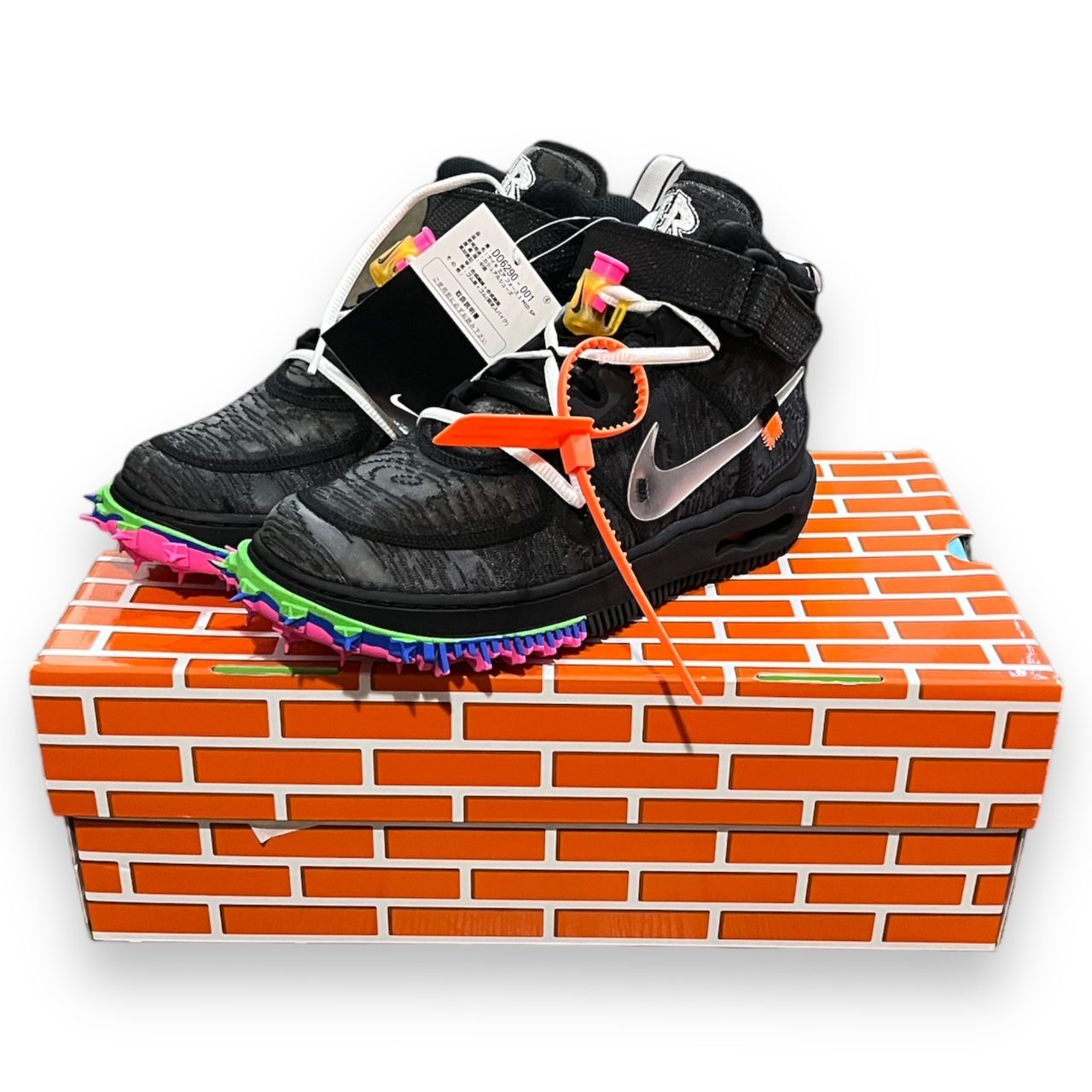 国内正規 新品 NIKE OFF-WHITE AIR FORCE 1 MID SP BLACK DO6290-001 