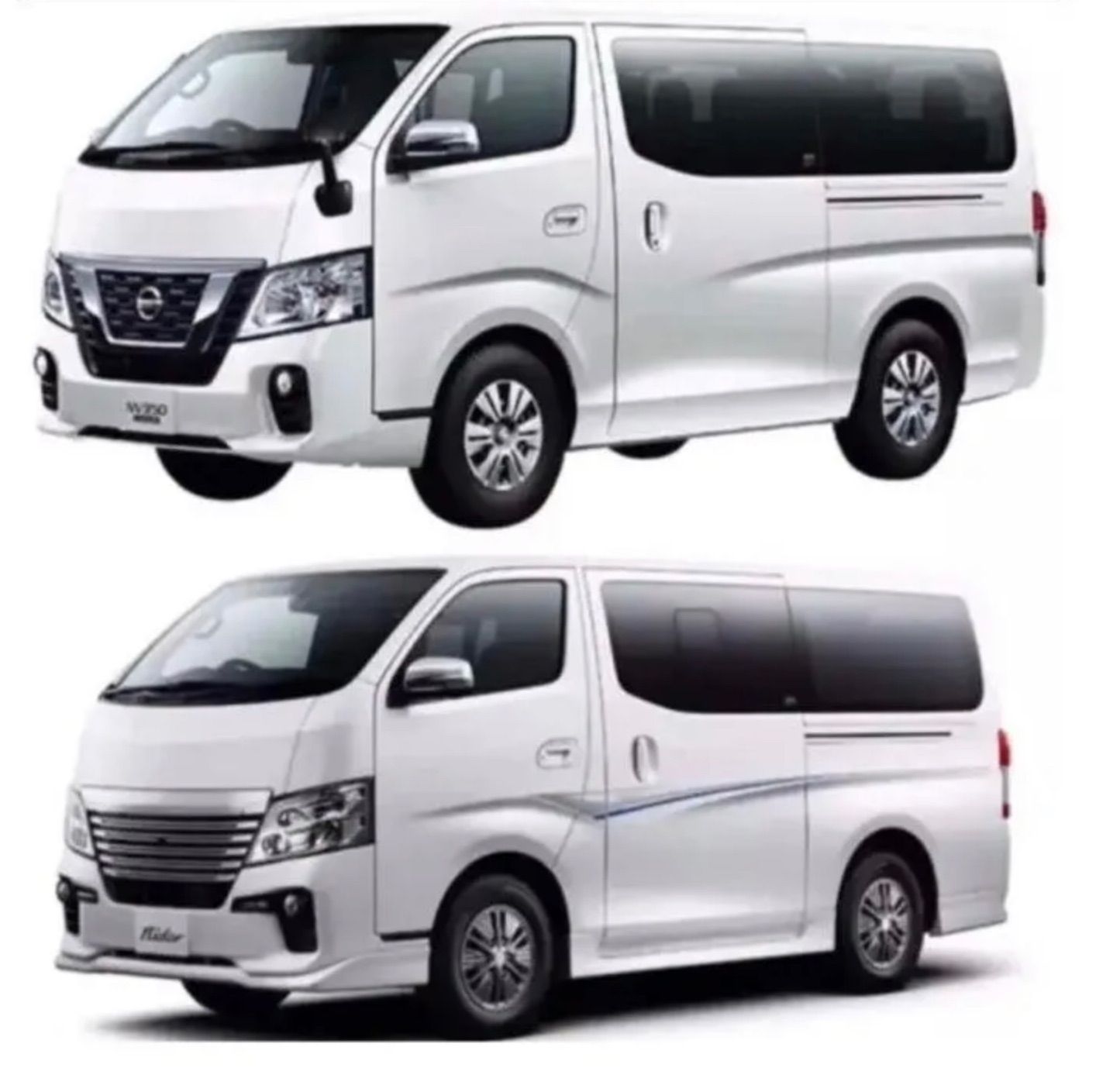 新型キャラバン NV350プレミアムGX用セミフルマット ヘリンボーン 