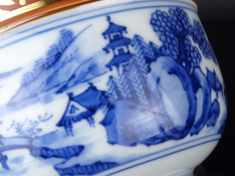 京焼　清水焼　平安　瑞泉造　青華　煎茶碗　五客　星悠丈書付箱　V　R7293 Yahoo!オークション -「平安竹泉」の落札相場・落札価格