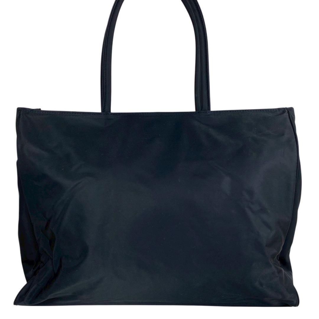 B3240】 【訳あり】 Diana ダイアナ トートバッグ 黒 ナイロン 金ロゴ