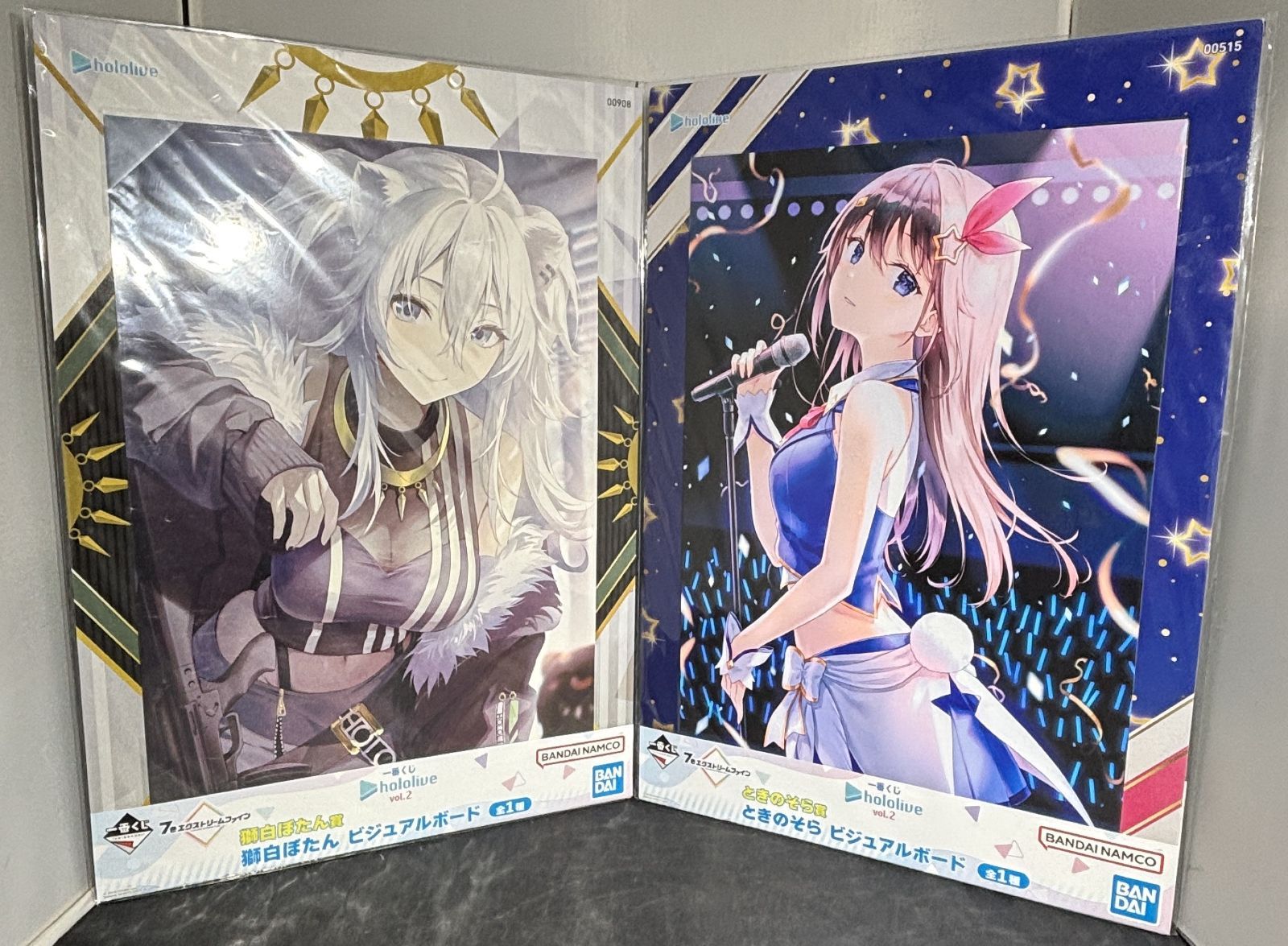 【未開封美品】ホロライブ 一番くじビジュアルボード賞8枚セット 一番くじ ホロライブ vol.5｜一番くじ倶楽部｜BANDAI SPIRITS公式 一番