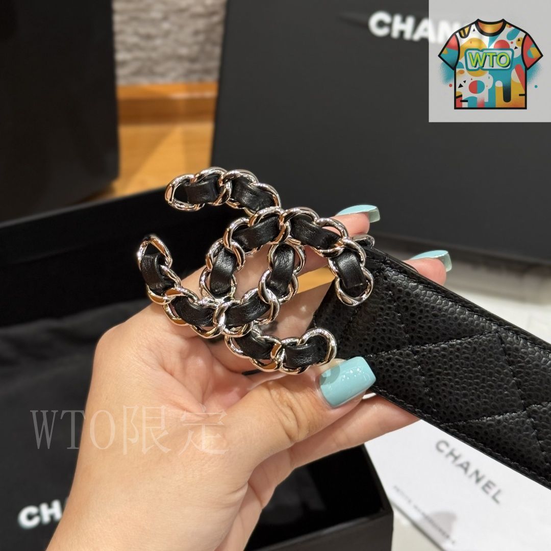 【甘辛ミックス♡ワンポイントに♪】CHANEL ベルト 甘辛ミックス♡ワンポイントに♪】CHANEL ベルト