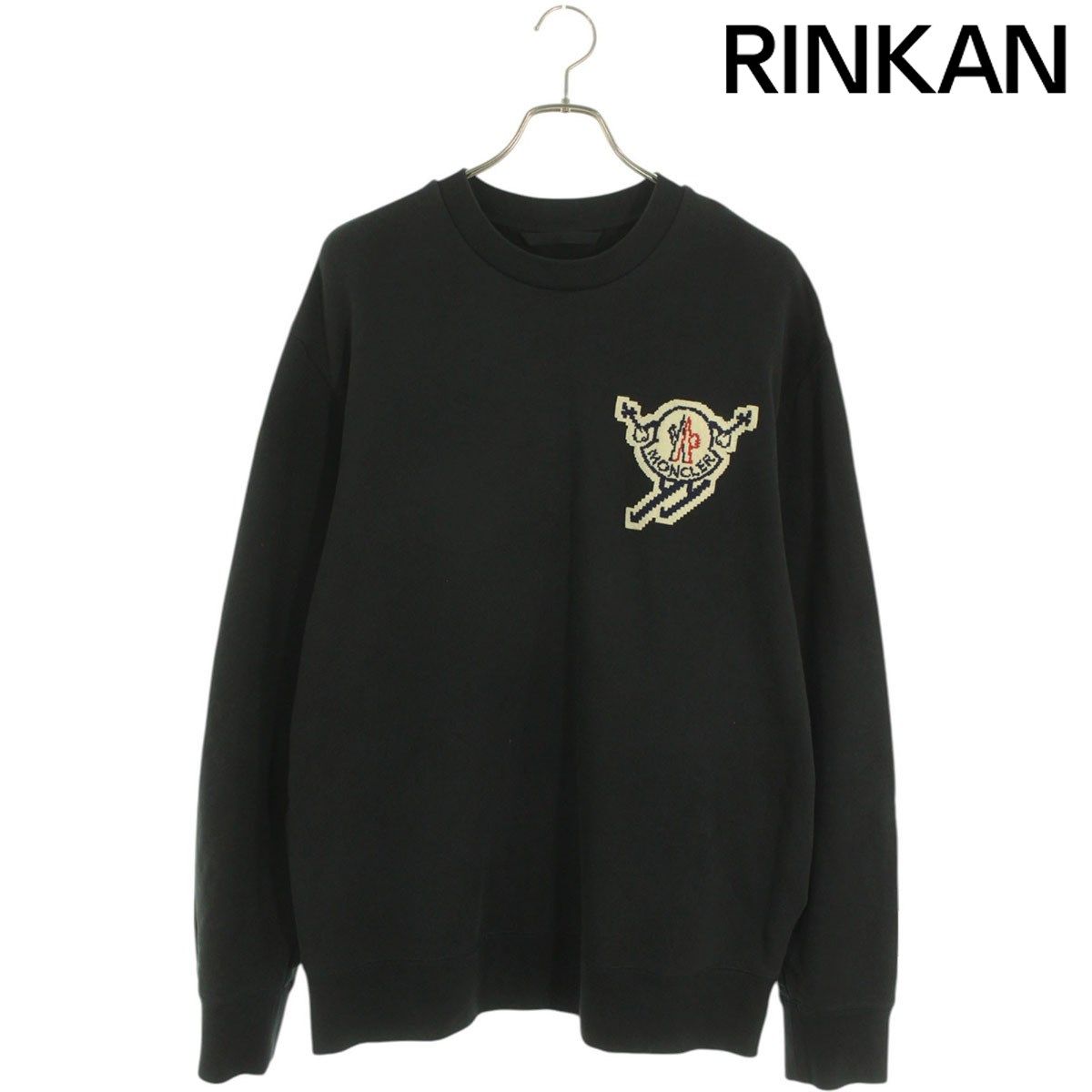 モンクレール SWEATSHIRT ロゴワッペン付きクルーネック