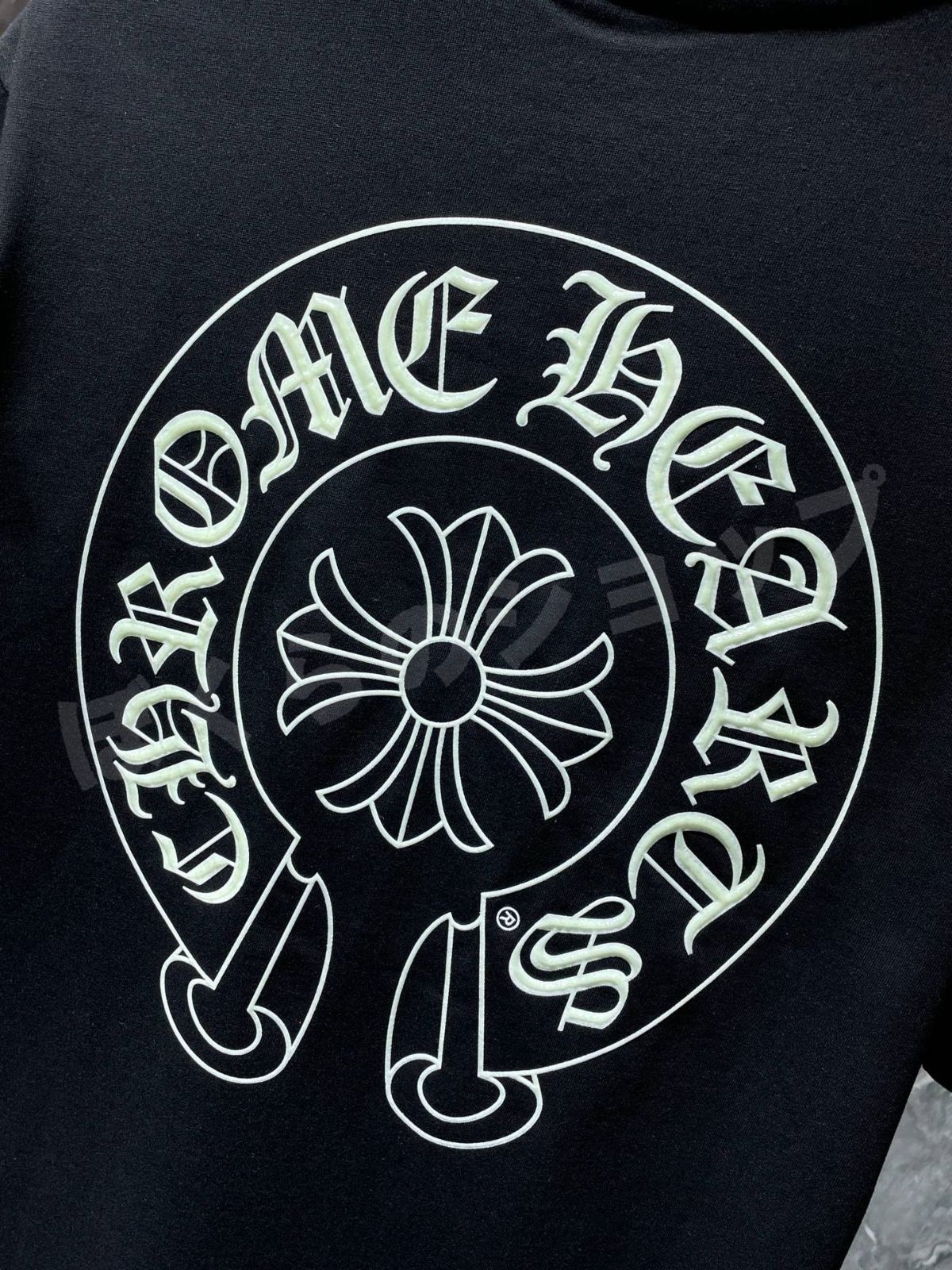 光る！Chrome Hearts | クロムハーツ 半袖 Ｔシャツ カットソー ホワイト ブラック