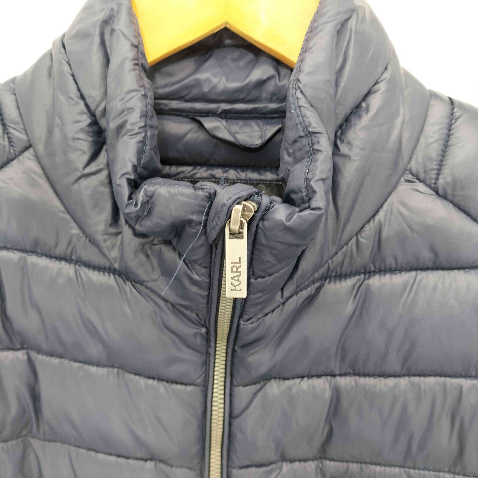 カールラガーフェルド Karl Lagerfeld GUNMETAL PUFFER JACKET