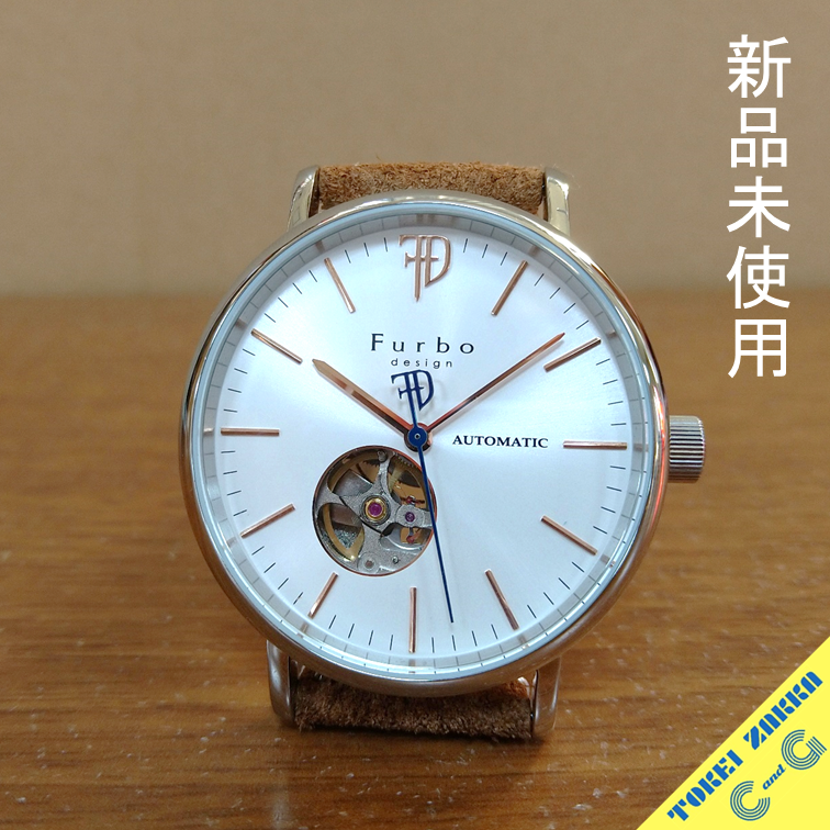 Furbo フルボ  自動巻き レザーベルト メンズ 腕時計 腕時計(アナログ) 販売特注品