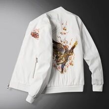 ジップアップ ポリエステルブレンド