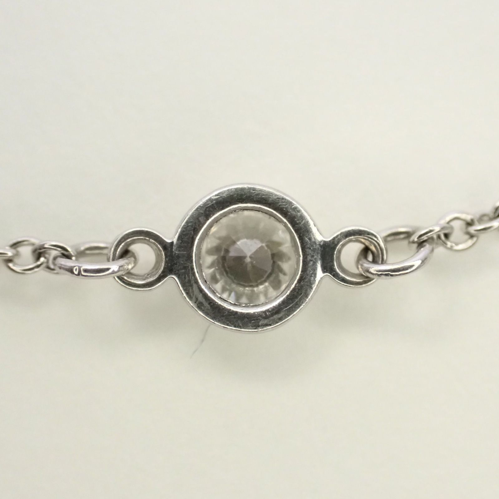 【正規品•美品】Tiffany＆Co. ブレスレット バイザヤード pt950 美品】Tiffany＆Co. ティファニー バイザヤード D ブレスレット