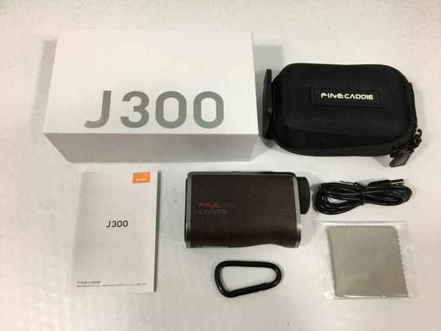 新品・未使用】ゴルフ レーザー距離計 ファインキャディ J300 ブラウン