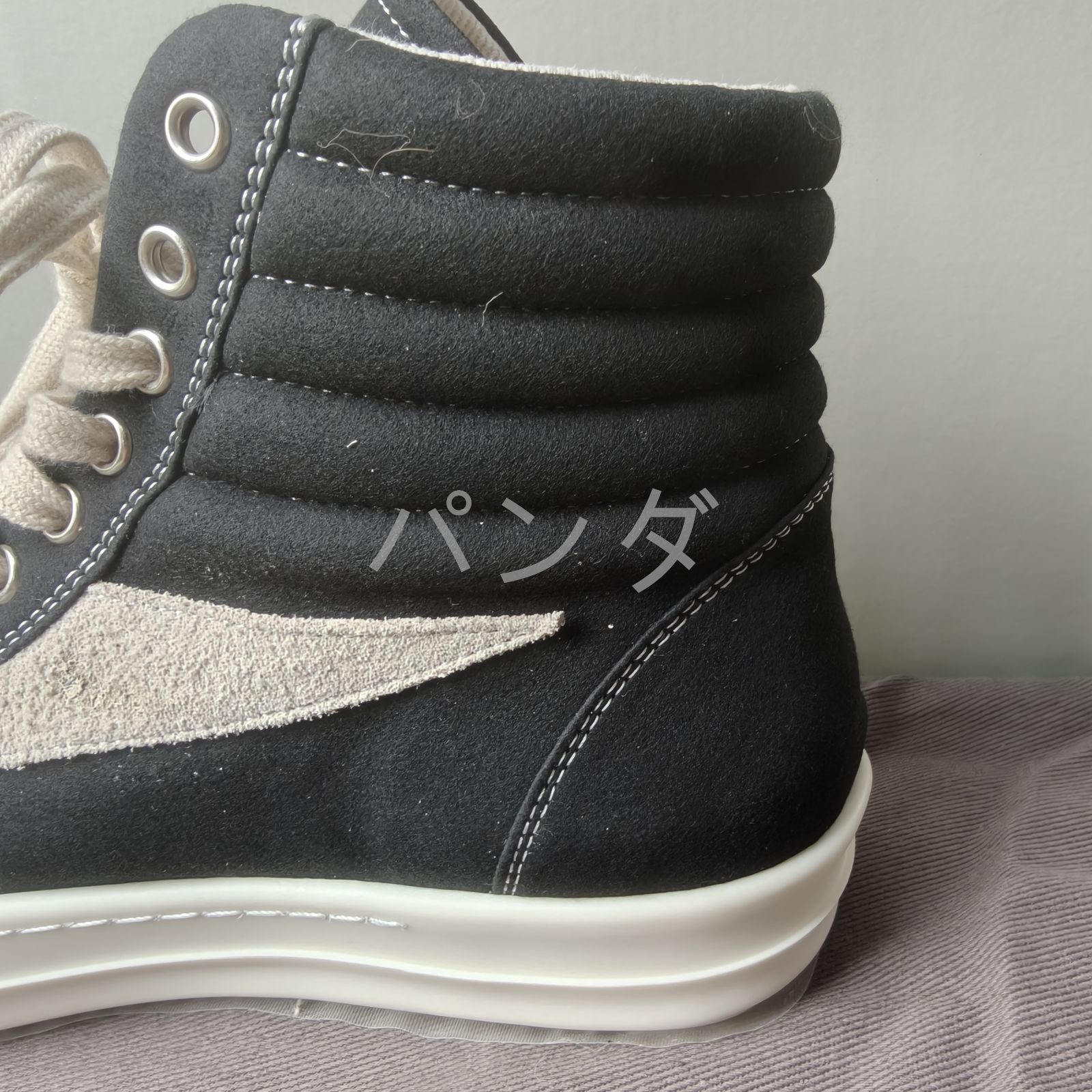 Rick Owens DRKSHDW VINTAGE ハイカットスニーカー ブラック 41