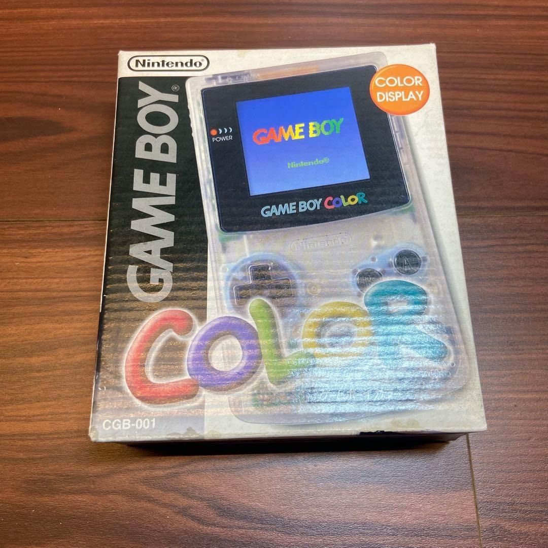 ゲームボーイカラー クリア 本体 ほぼ 3953