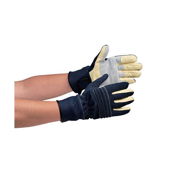 ミドリ安全 消防 レンジャー用 防火 手袋 セラミックレザー補強タイプ M MK-FM-1-NV-M 1双 グローブ