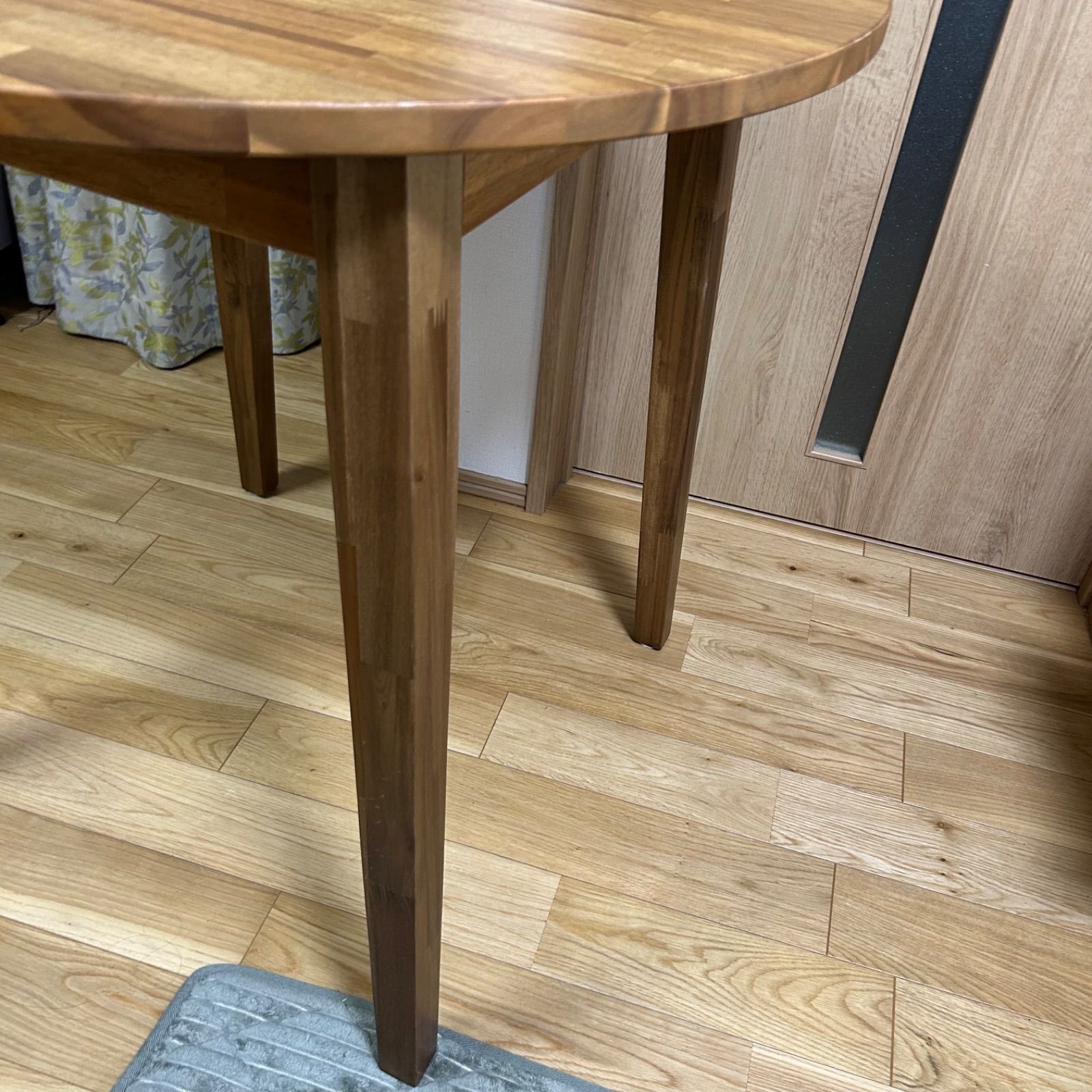 丸テーブル 80cmアカシア無垢材