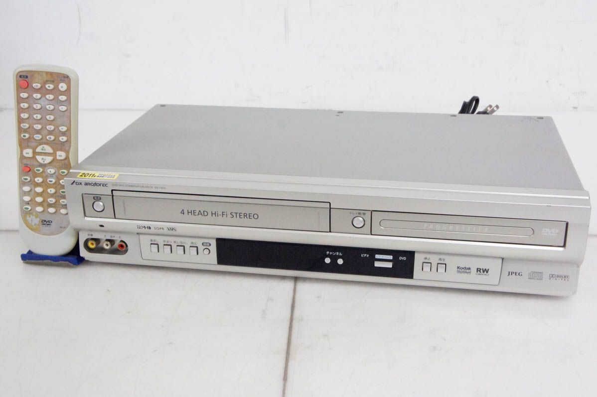 DXアンテナ VHS一体型DVDプレーヤー DV-140V
