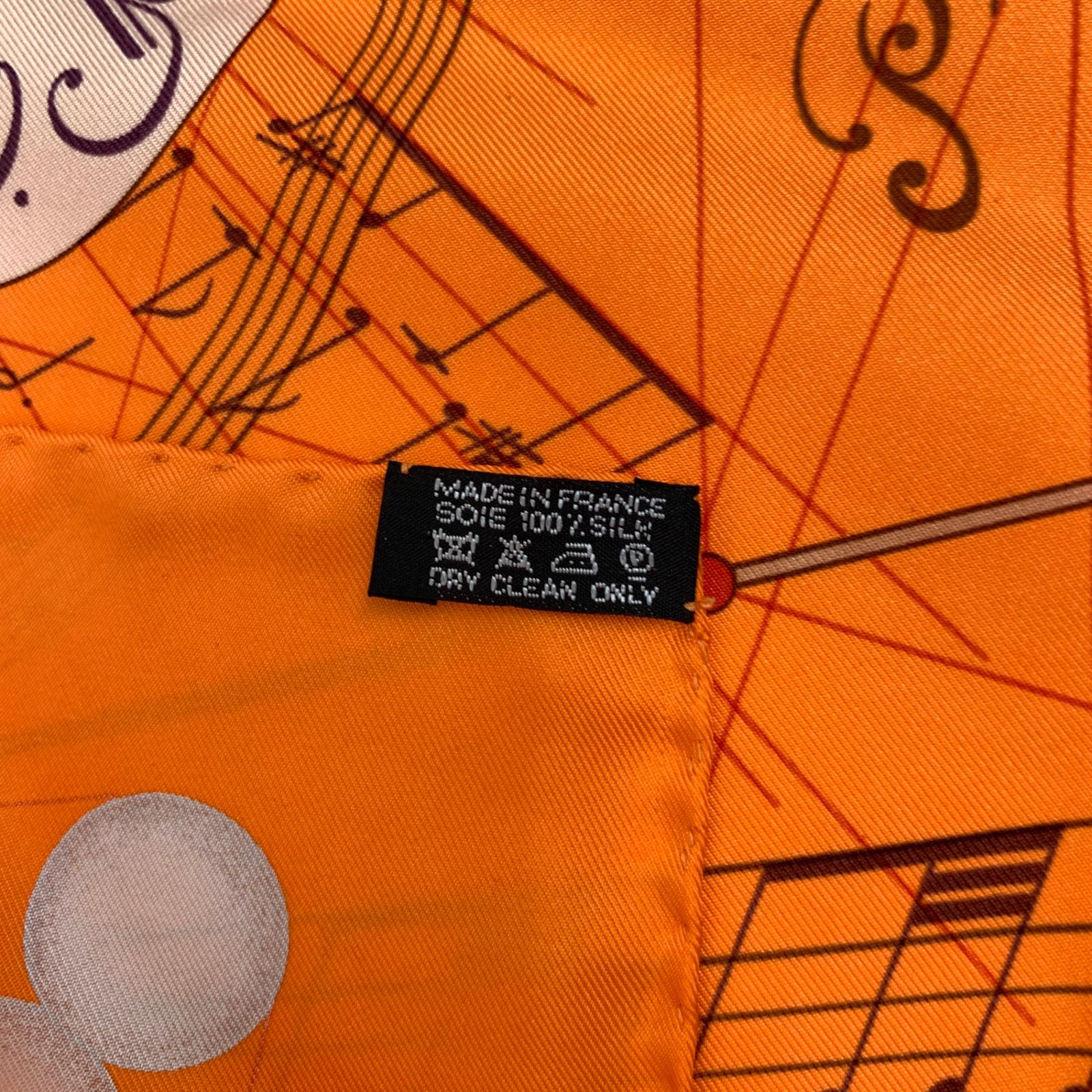 美品 HERMES エルメス カレ90 LA MUSIQUE DES SPHERES 球体が奏でる 