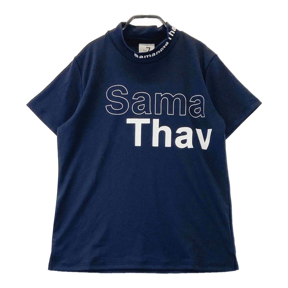サイズ：40 SAMANTHA THAVASA サマンサタバサ No.7 モックネック 半袖T