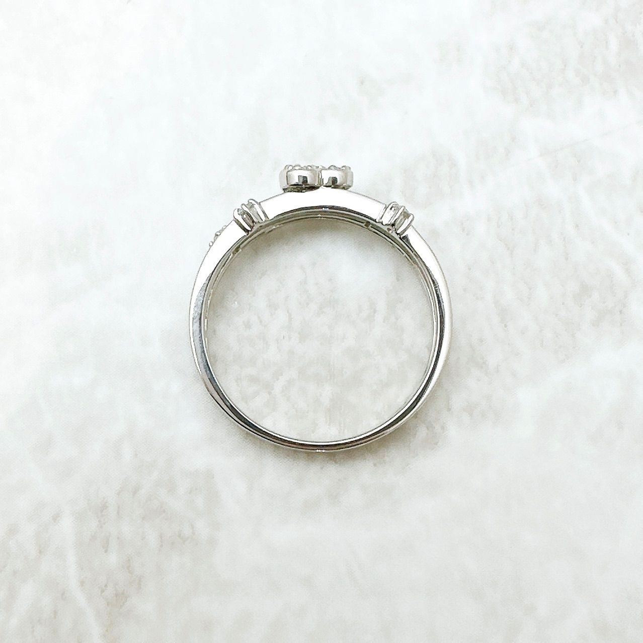 美品🌟Star jewelry ハート ダイヤモンド 0.11ct プラチナ