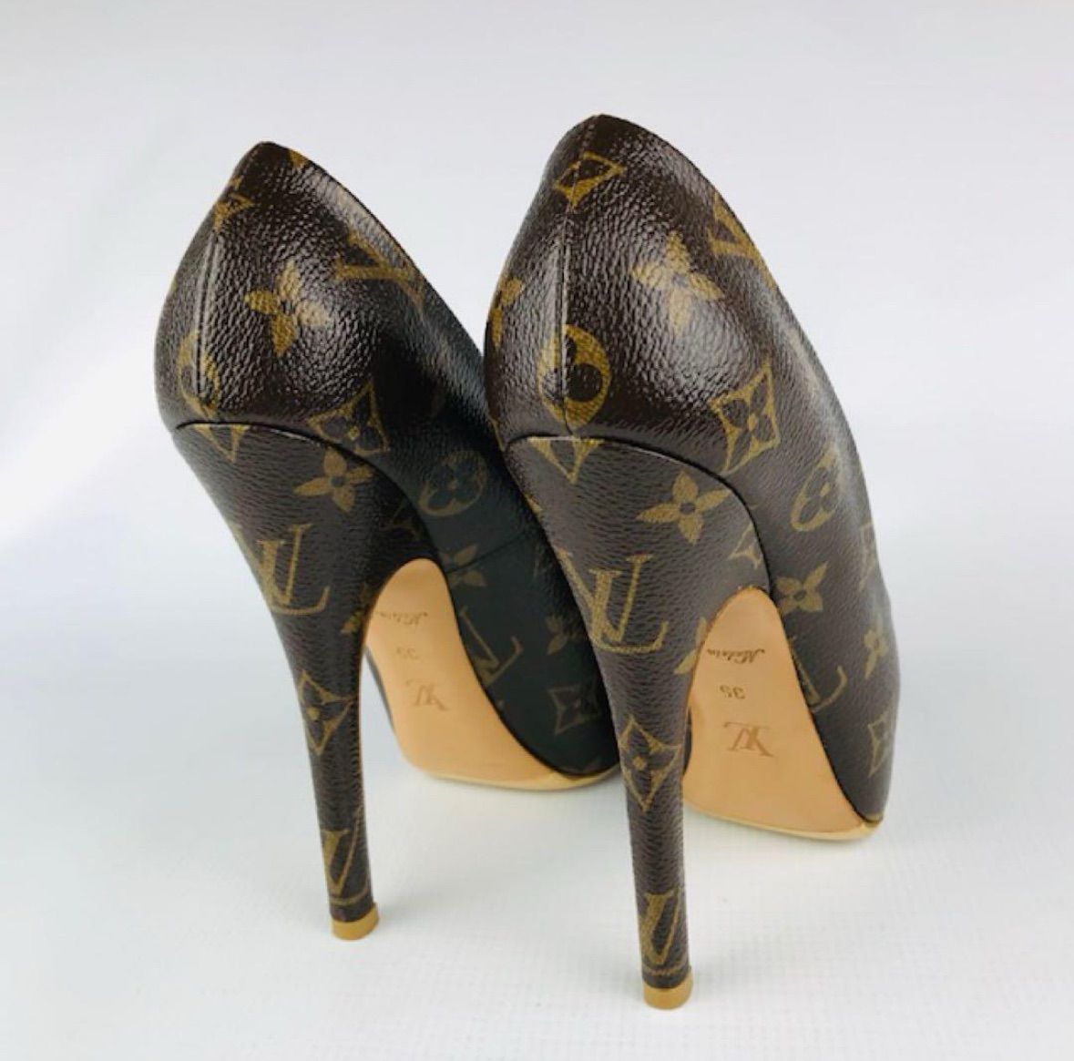 美品☆LOUIS VUITTON・ルイヴィトン レディース レザー モノグラム総柄