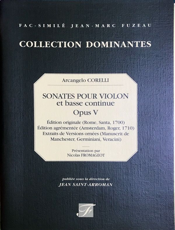 コレッリ Sonatas for Violin and Basso Contin