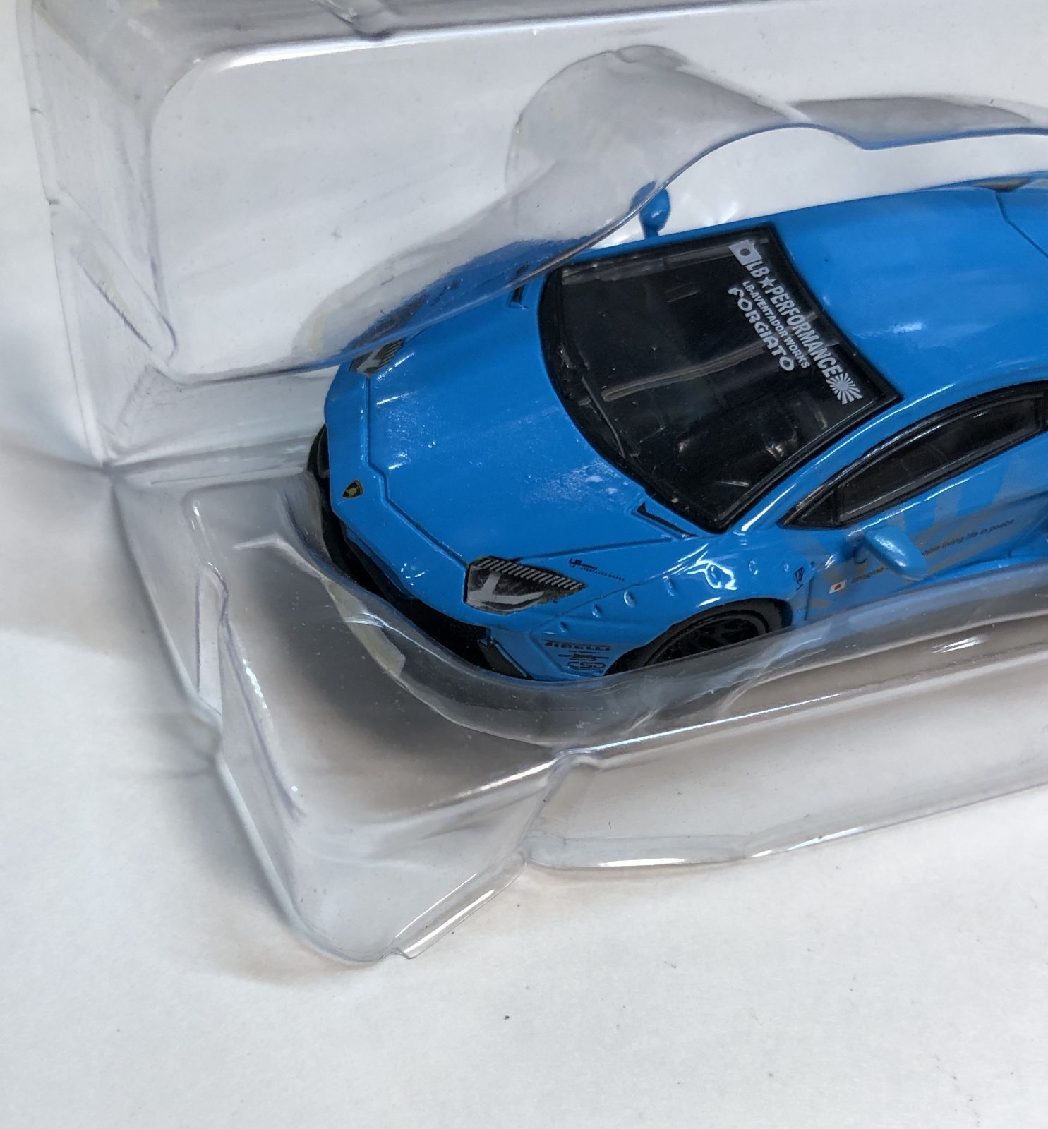 ミニカー LBWorks Lamborghini Aventador Light Blue ◇LB works Lamborghini Aventador Light Blue ランボルギーニ