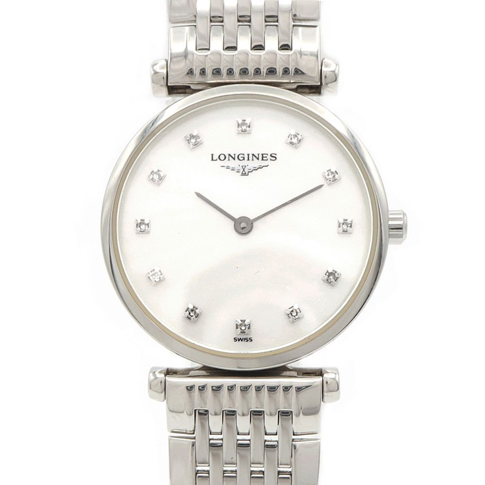 【新品/未使用/電池交換済み】定価 ￥246,400- ロンジン ダイヤ12p 楽天市場】電池交換済 LONGINES ロンジン L6.112.7 12Pダイヤ