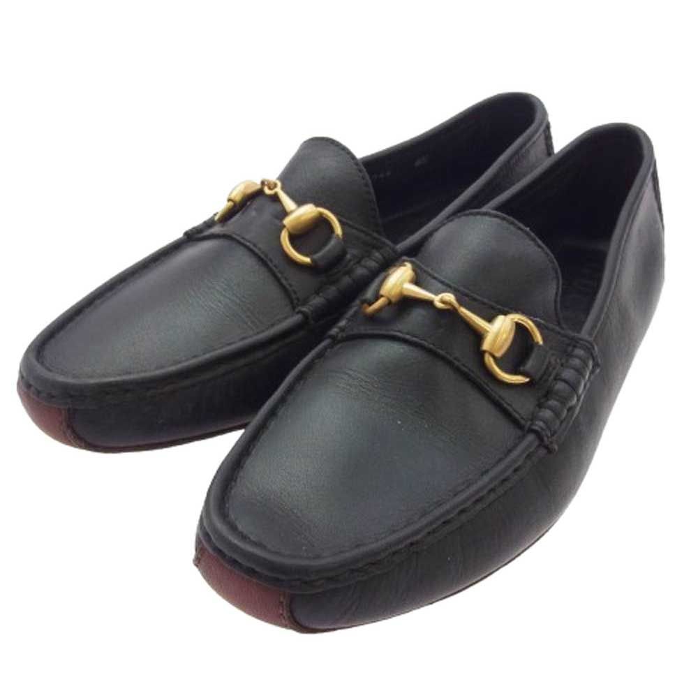 GUCCI グッチ 1101344 レザー ローファー ホースビット ドライビング