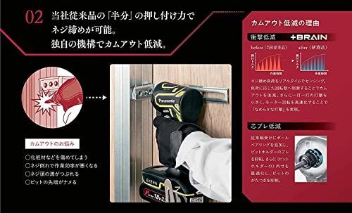 パナソニック 充電インパクトドライバー EZ1PD1 デュアル(14.4V/1