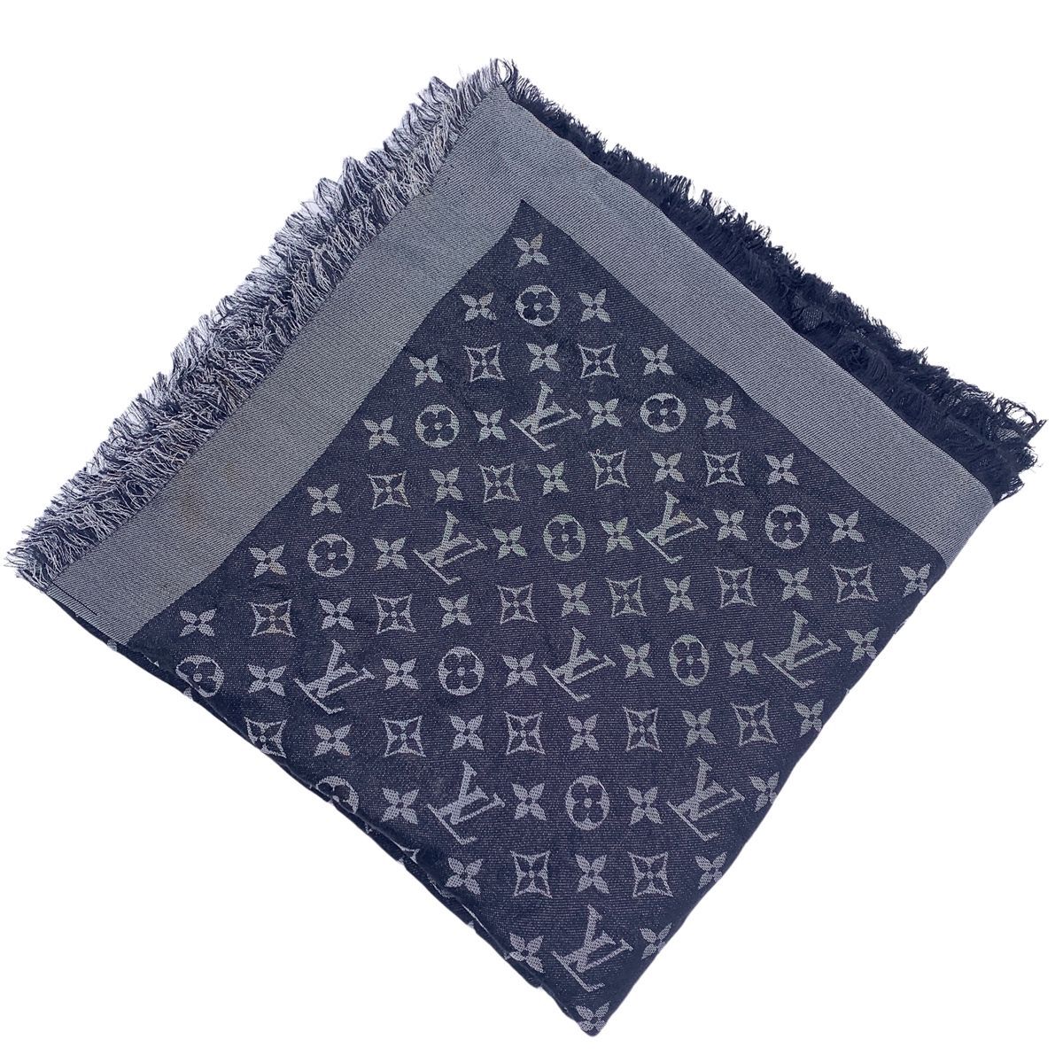 LOUIS VUITTON ネイビー ストール 楽天市場】ルイ ヴィトン マフラー（カラーネイビー）（レディース