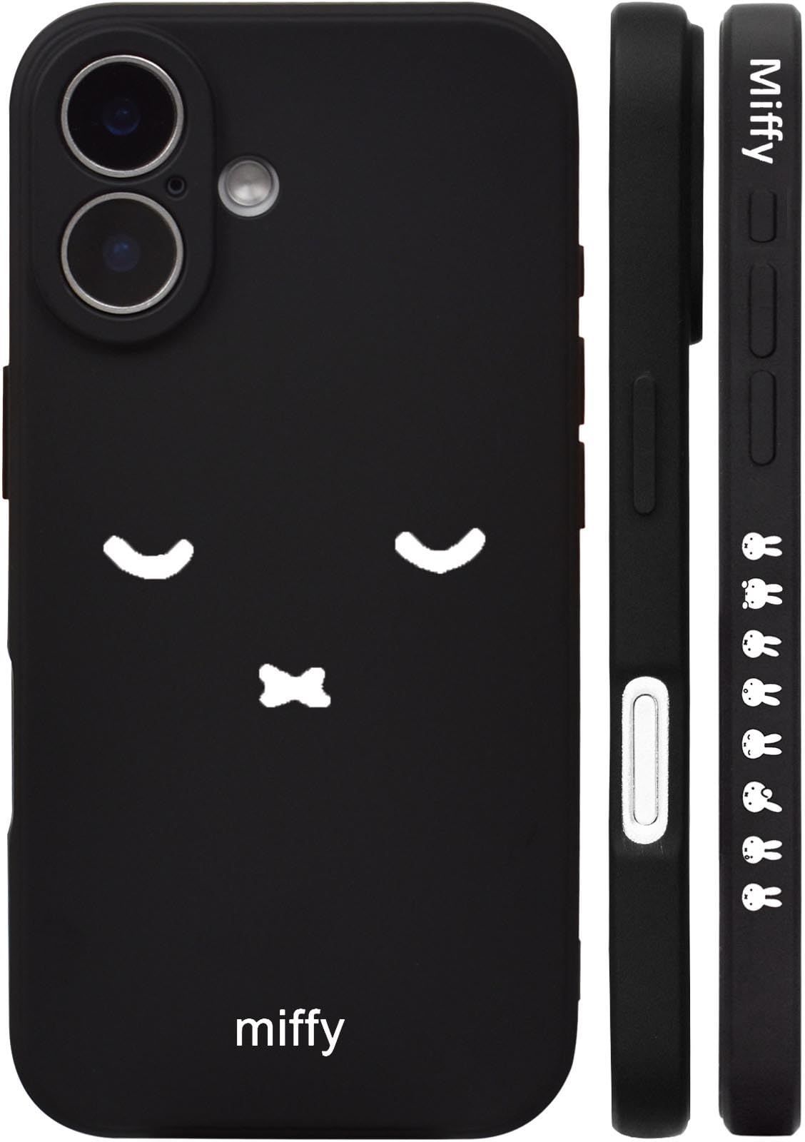 iPhone16e シリコーン ケース カバー WH・BK アップル 純正④