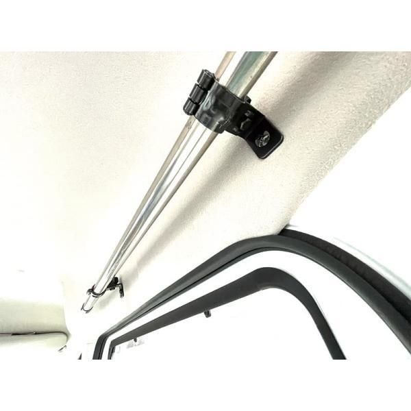 エブリイ DA17W DA17V サイドバー 左右2本セット車内 キャリア 0179 シルバー BRIGHTFACE_UK