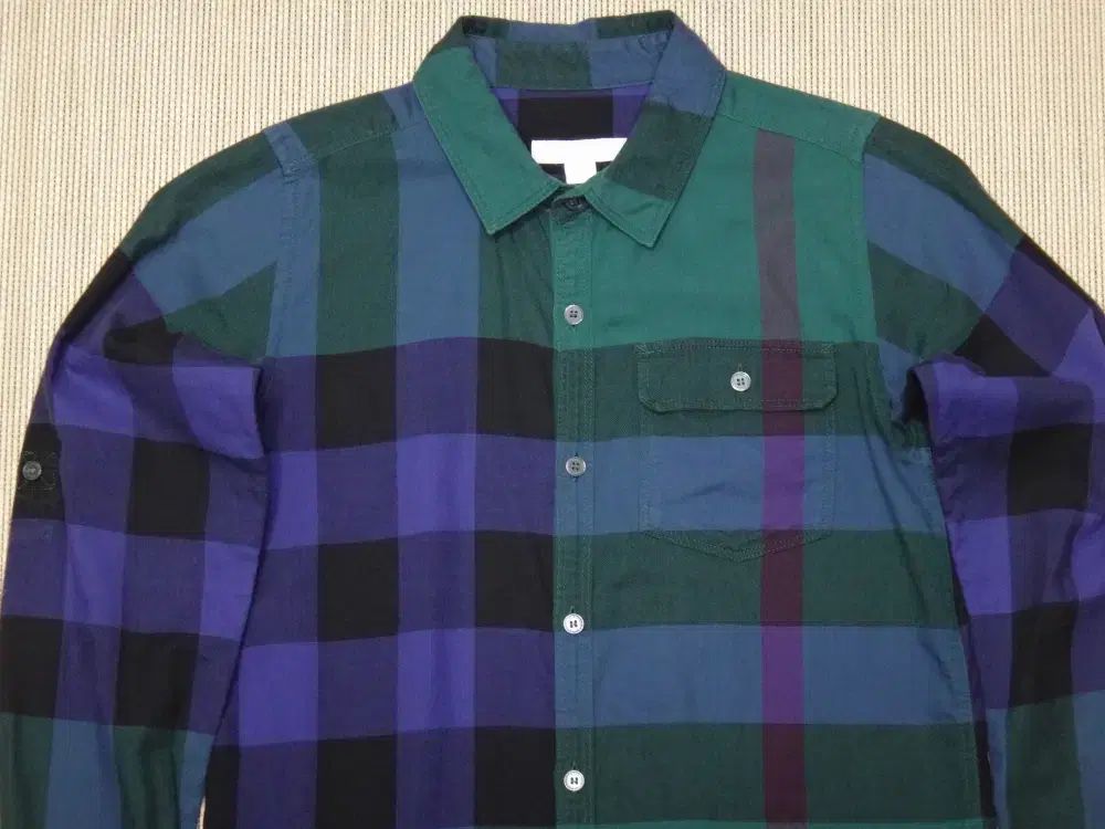 10Y ) Burberry Kids(バーバリーキッズ) ビッグチェック 長袖 シャツ