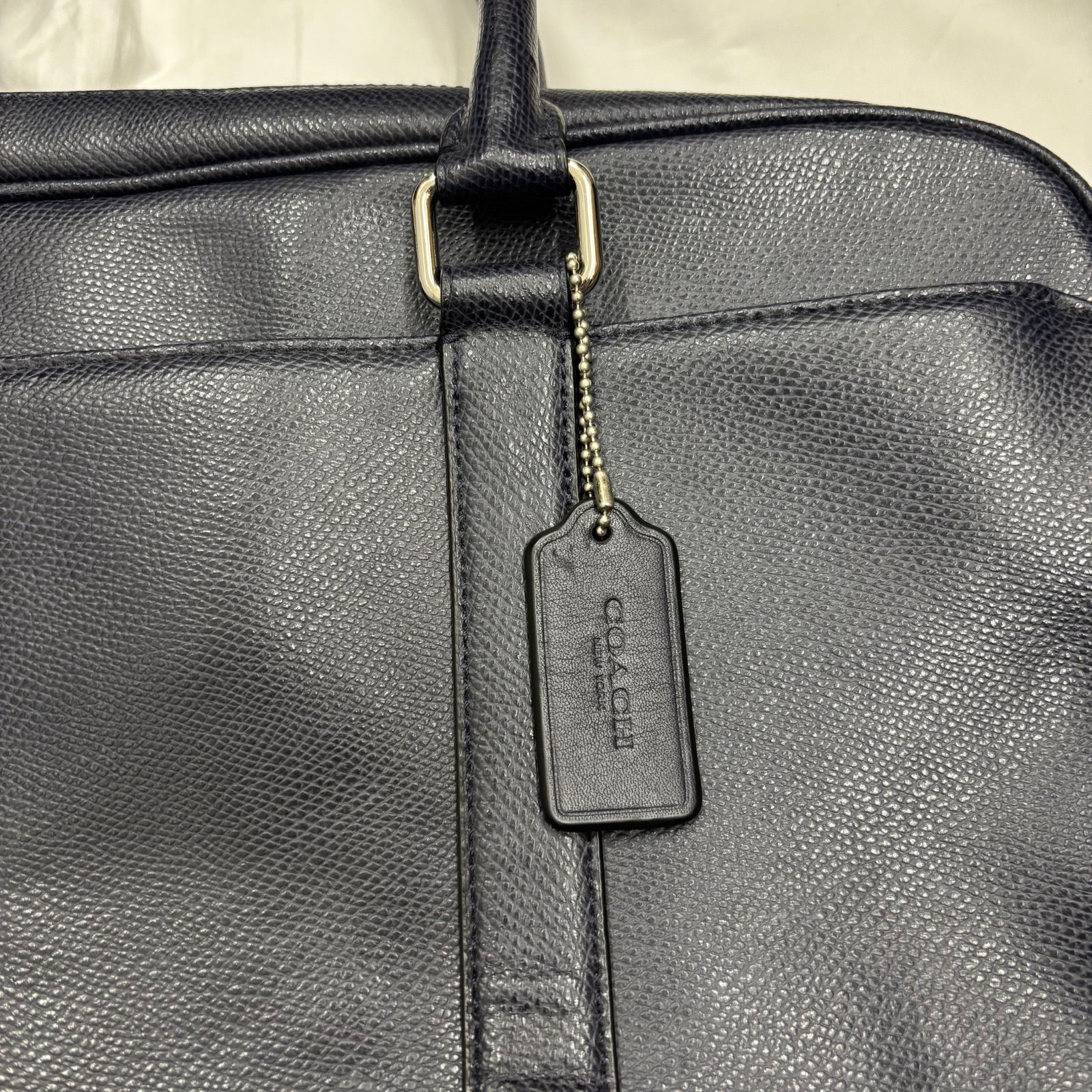 ネイビー】コーチ2wayビジネスバッグ 超美品】コーチ 2wayバッグ