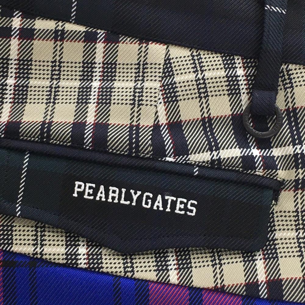 PEARLY GATES (パーリーゲイツ) ゴルフウェア(パンツ) メンズ SIZE M グリーン BIGチェック柄 ストレッチパンツ 22年  チェック 053-3131313｜トレファクONLINE