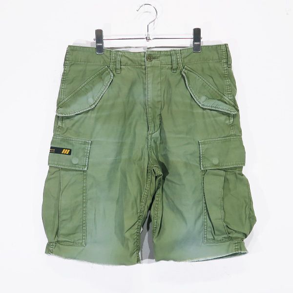 WTAPS ダブルタップス 15SS CARGO SHORTS/SHORTS.COTTON.SATIN 151GWDT-PTM15 カーゴ ショーツ  コットン サテン オリーブドラブ ショート ハーフ パンツ 短パン ボトムス