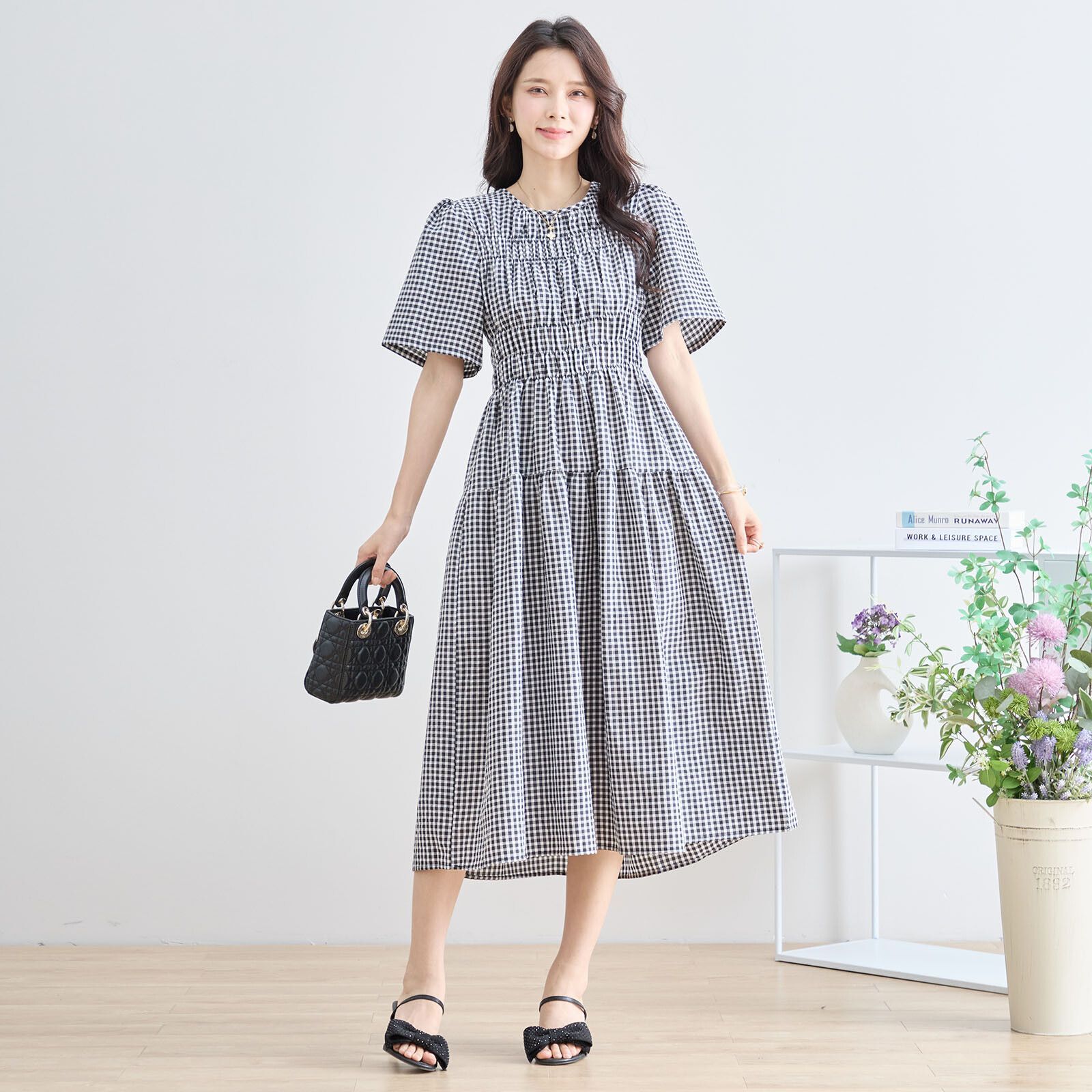 8月2日までタイムセール amerge ワンピース ドッキングヘムワンピース|allureville OFFICIAL SITE / ONLINE