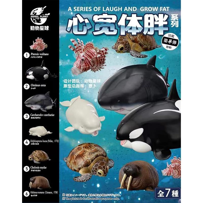 動物の惑星 海洋 6種セット フィギュア コレクショントイ 動物惑星 Amazon | 動物惑星 ガチャガチャ ブラインド ボックス