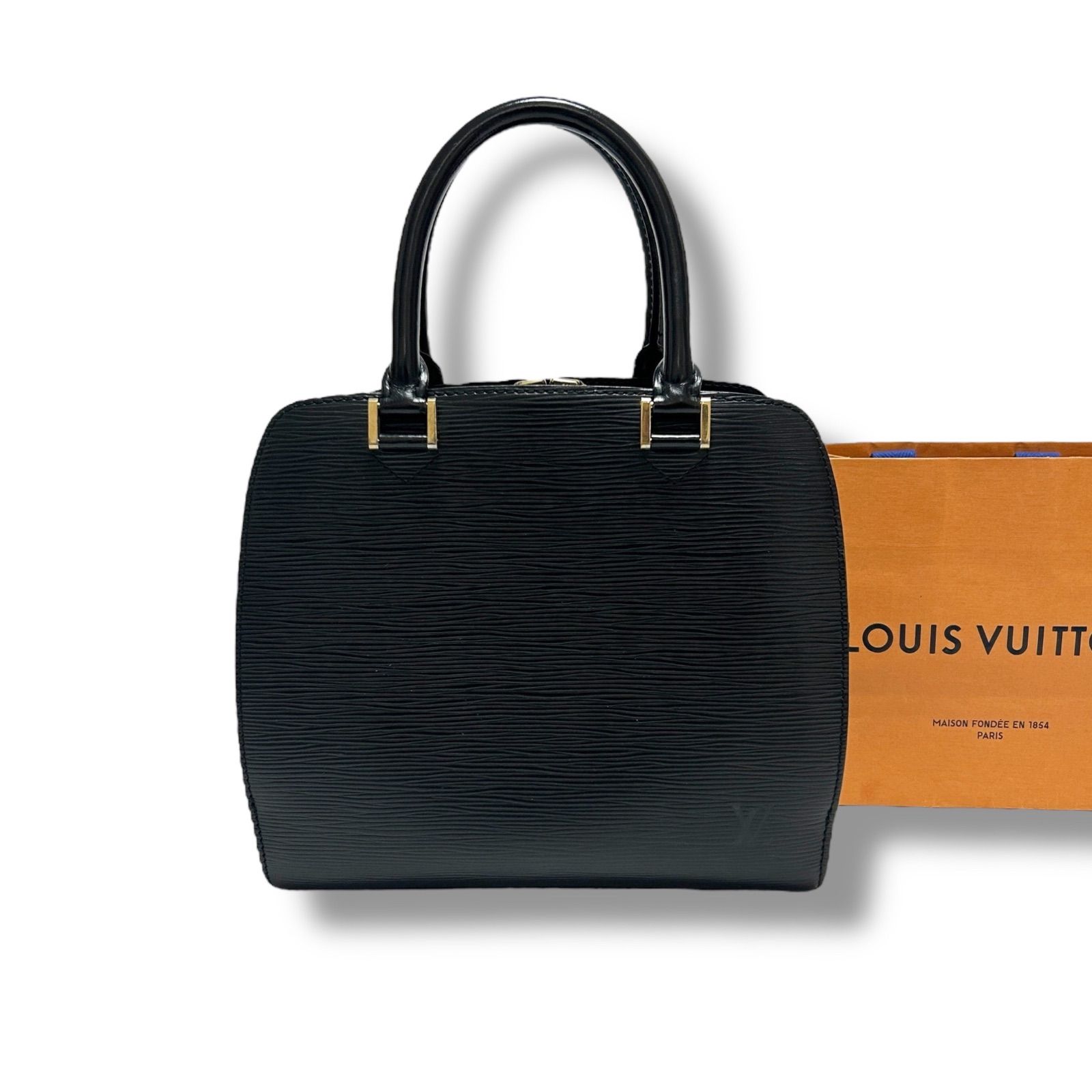 Louis Vuitton エピレザー ハンドバッグ 黒 Louis Vuitton エピレザー ハンドバッグ 黒 エピレザー 黒 ハンドバッグ