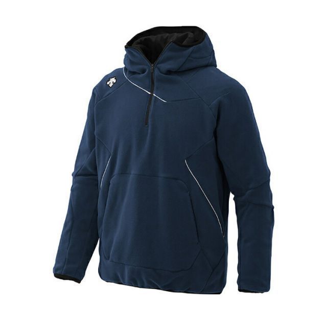DESCENTE デサント フリースジャケット DネイビーxCシルバー Sサイズ DBX-2360C DNVY | スポーツ スポーツ用品 野球 ベースボール ベースボールウェア トレーニングウェア アウター フリースジャケ
