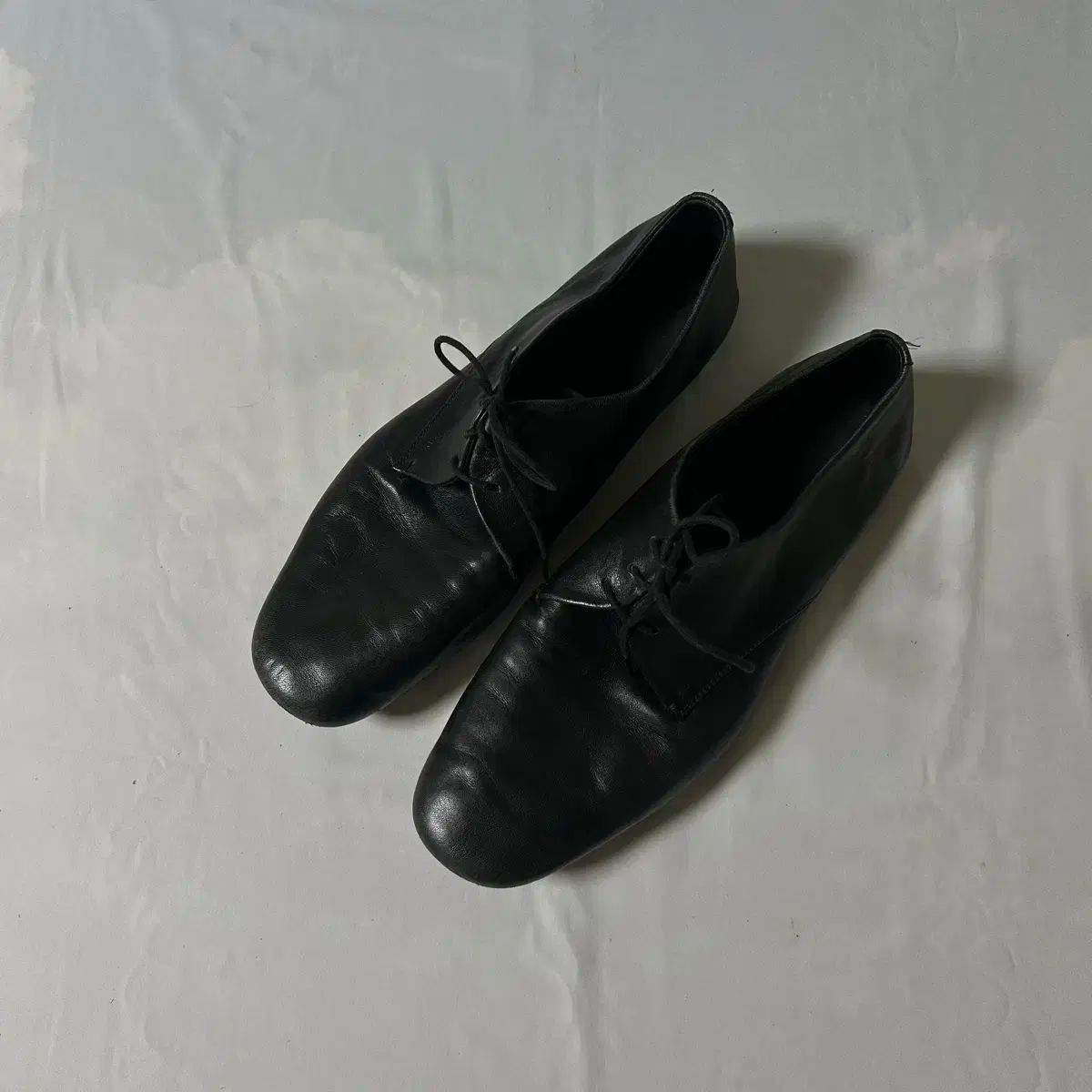 Prada sports flat leather loafers