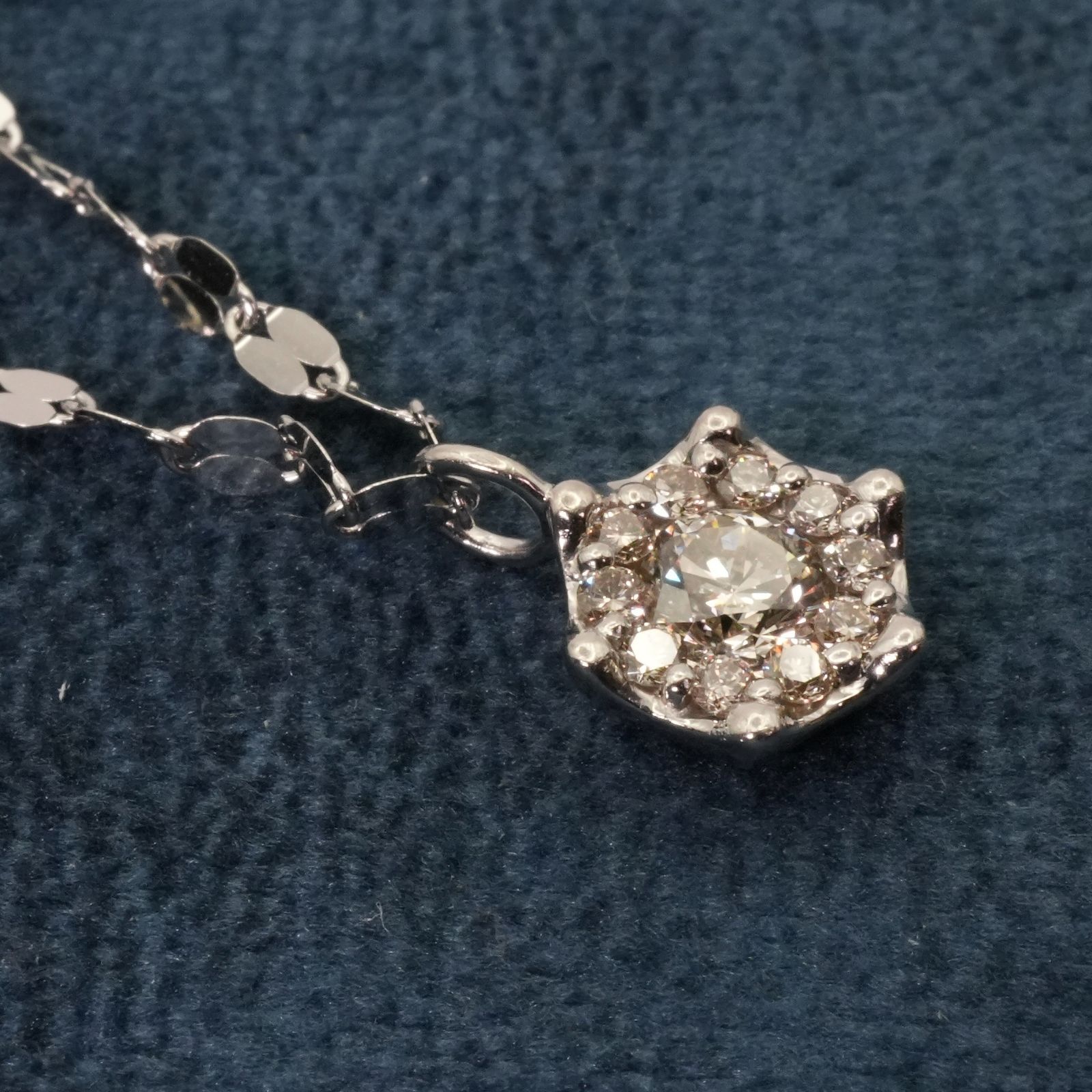 エステール パヴェ ダイヤモンド 0.31ct ロングネックレス/25-900S 
