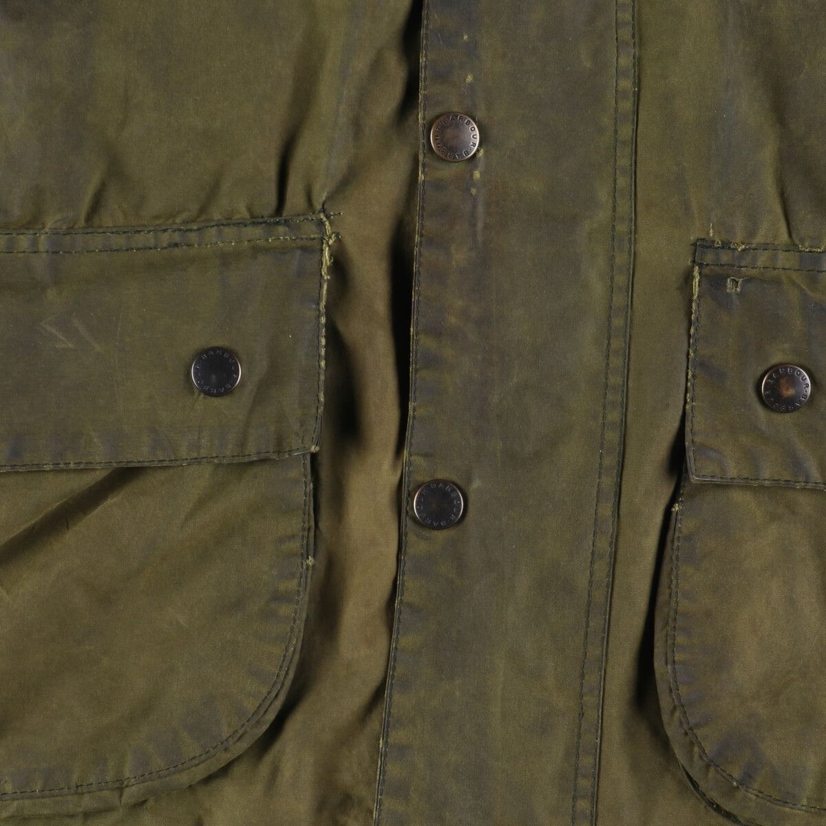 古着 90年代 バブアー Barbour GAMEFAIR ゲームフェアー 旧3ワラント 