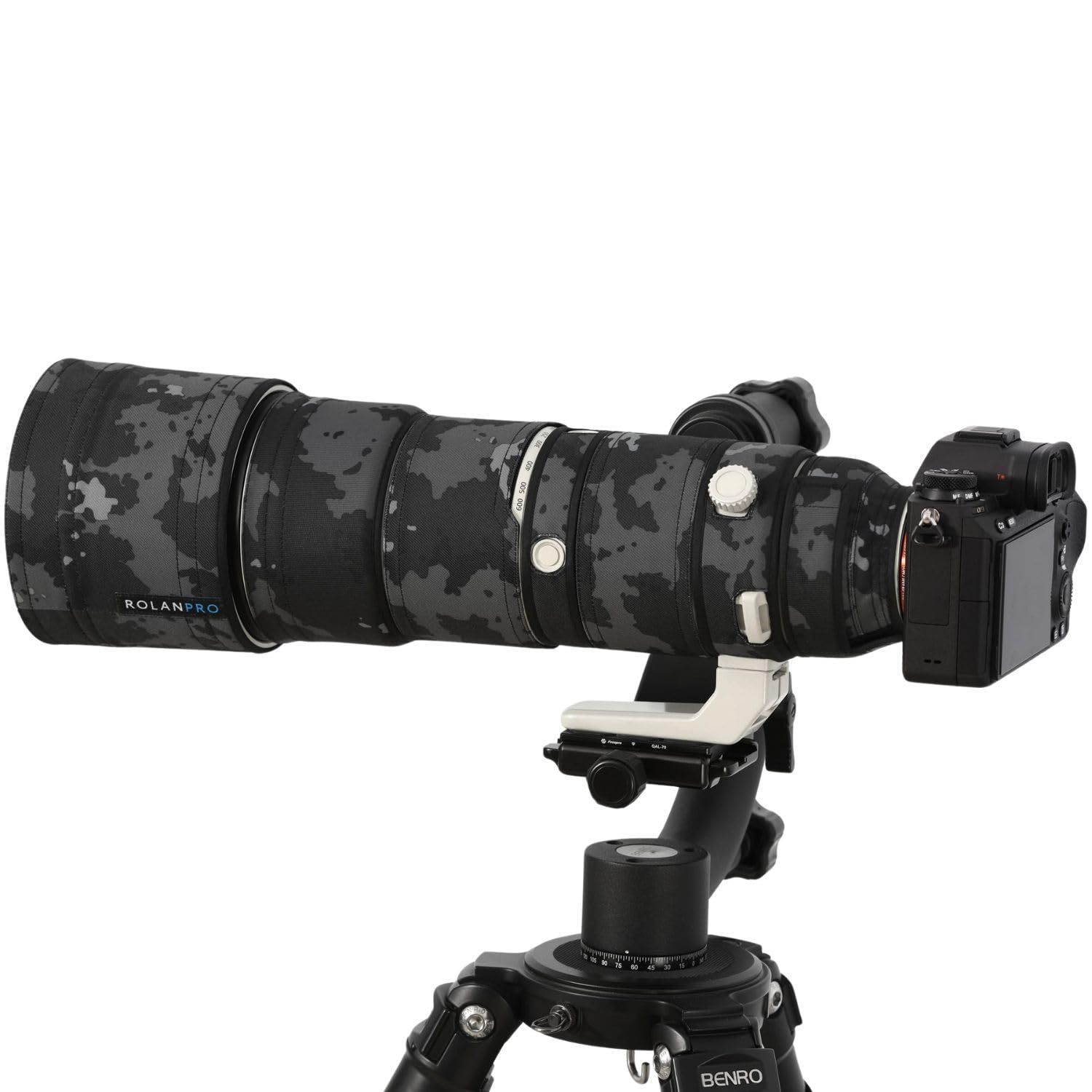 商品 対応 | | 望遠レンズ用カモフラージュカバー OSS G | F5.6-6.3 3層構造保護 防水 200-600mm | FE 適用ソニー 番号 18 レンズカバー 黒色 MY-153 ROLANPRO