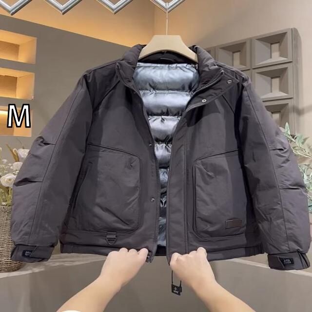 M 秋冬 コーデ メンズ 服 シンプル ファッション オシャレ 大人 かっこいい 大きいサイズ ストリート 紳士服 綿 コート タイプ 生物学 暖かい ジャケット アウター