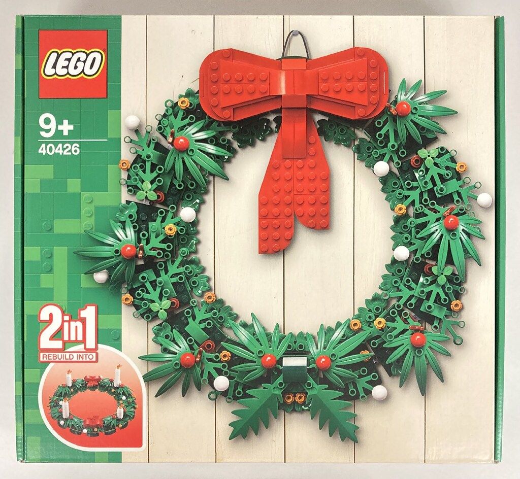 LEGO 2 IN 1 / REBUILD INTO CHRISTMAS WREATH 40426