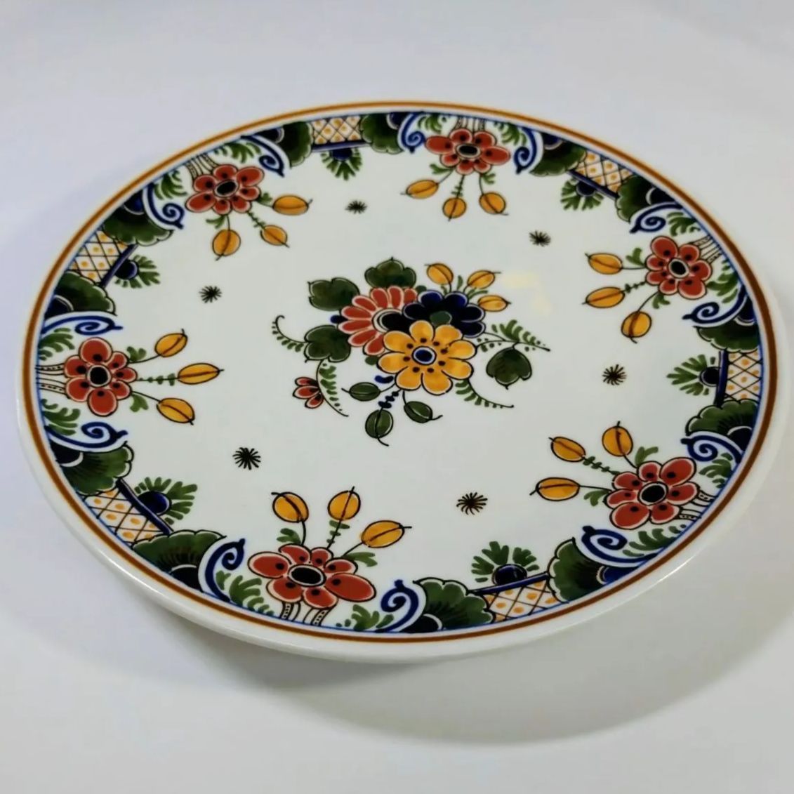 美品】ロイヤル・デルフト（De Porceleyne Fles）手描き陶器皿
