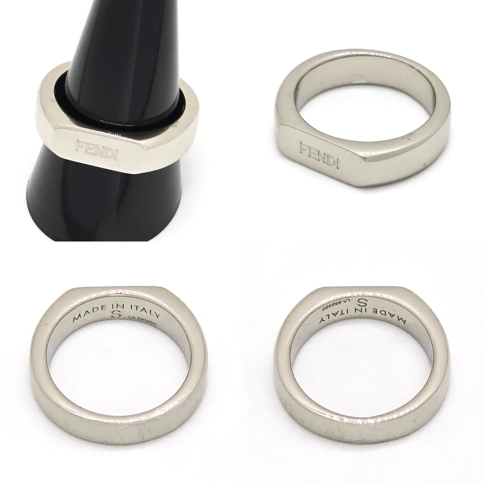 フェンディ FENDI ロゴ シグネチャーリング 22号 Mサイズ OB3822 フェンディ FENDI ロゴ シグネチャーリング 22号 Mサイズ OB3822