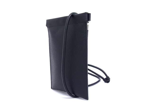 黒新品 メゾン マルジェラ 4ステッチ スマートフォンポーチ バッグ
